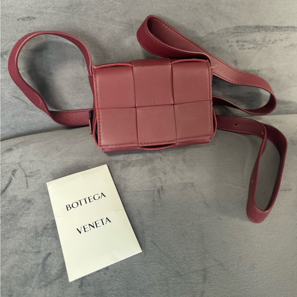 Bottega Veneta - Intrecciato Leather Mini Candy Cassette Crossbody Bag
